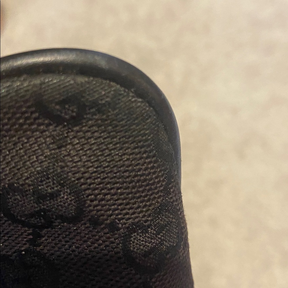 Gucci Black Monogram Tote with Chain Strap 100% Authentic - Picture 10 of 13